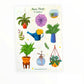 House Plants Sticker Sheet Sttelland Boutique