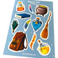Magic Pack Bookmarks, Print stickers notepads and Washi Tape Sttelland Boutique