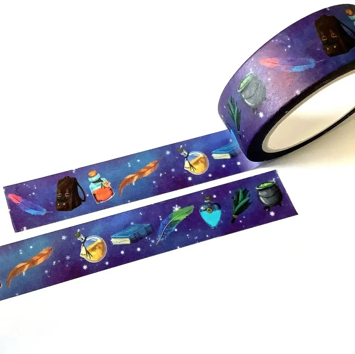 Wizard's Washi Tape - Magic Washi Tape - custom washi tape - Wizard Dream Tape - Eco Friendly Tape - Art, Deco Gift for Magic Lovers Sttelland Boutique