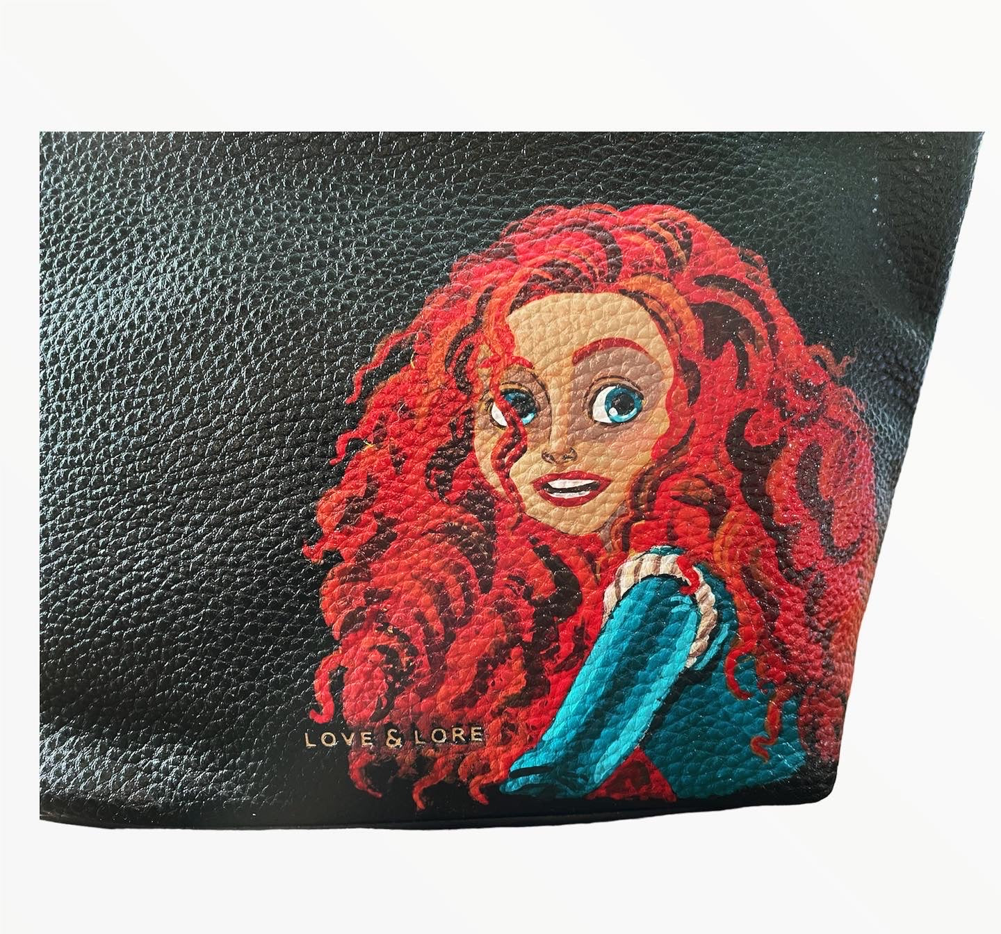 Brave Hand Painted Artwork - Brave and Bear design - Love & Lore Cosmetic bag Sttelland Boutique